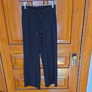 Black Wide-Leg  Lululemon On The Fly Pants Size 2